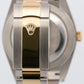 2021 PAPERS Rolex DateJust 41 BLACK 18K Gold Steel OYSTER 41mm 126333 Watch BOX