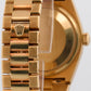 Rolex OysterQuartz Day-Date 18K Factory Blue Computer Arabic 19018 Box Papers
