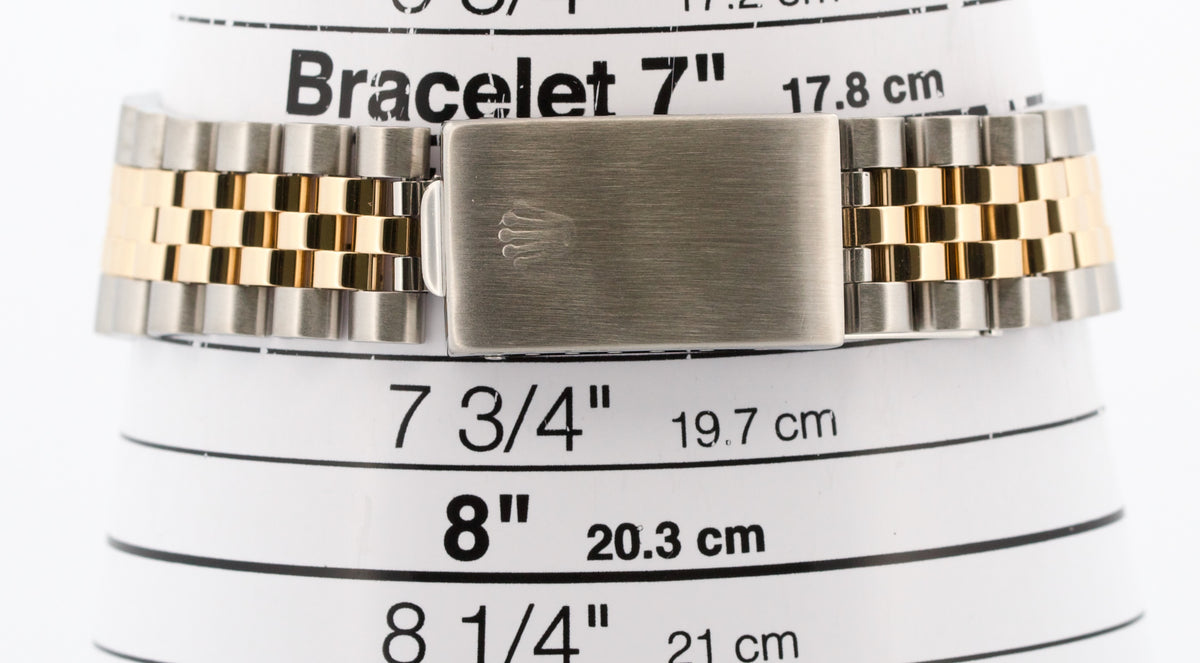 Rolex DateJust 16233 Purple Computer 18K Yellow Gold Steel Jubilee 36mm Watch