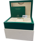 MINT Rolex Sky-Dweller 18K Everose Gold BLUE GREEN 42mm Fluted Watch 336935 BOX