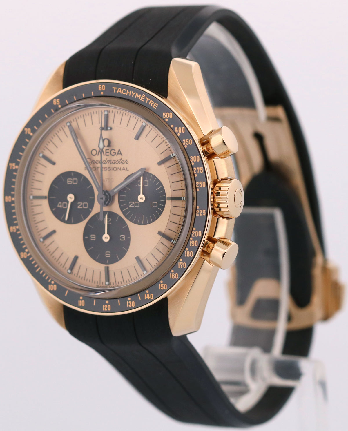 2023 Omega Speedmaster 310.62.42.50.99.001 Moonshine 18K Yellow Gold Box Papers