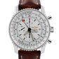 PAPERS Breitling Navitimer World GMT Steel White Stainless Steel 46mm A24322 BOX