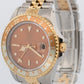 Rolex GMT-Master II ROOT BEER Two-Tone 18K Gold JUBILEE Steel Brown 16713 Watch