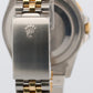 Rolex GMT-Master II ROOT BEER Two-Tone 18K Gold JUBILEE Steel Brown 16713 Watch
