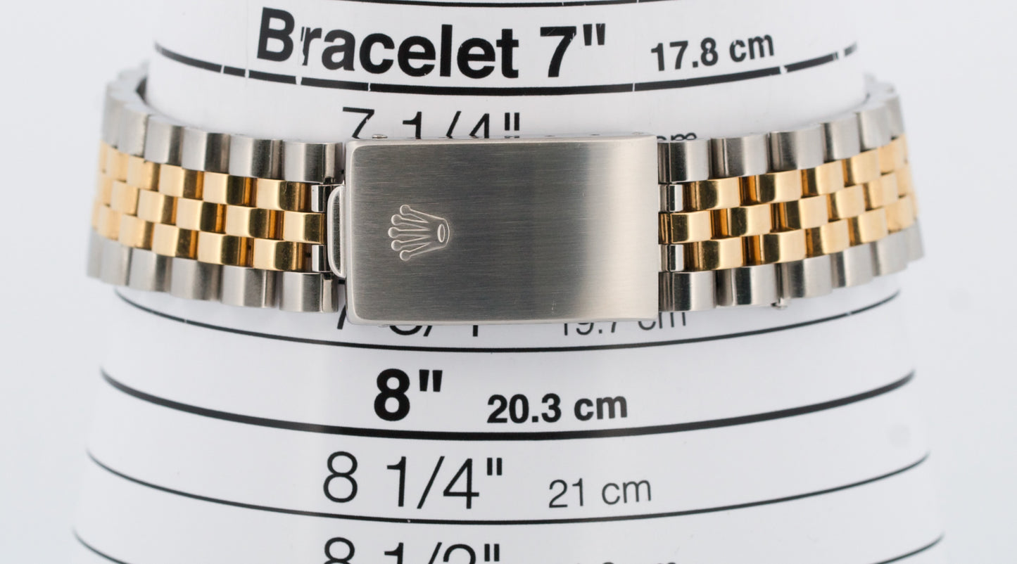 Rolex GMT-Master II ROOT BEER Two-Tone 18K Gold JUBILEE Steel Brown 16713 Watch