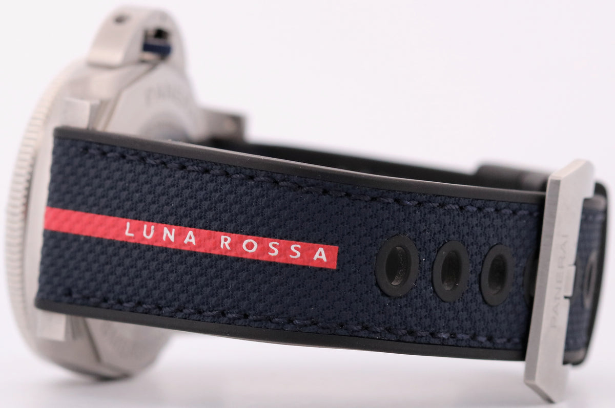 Panerai Submersible PAM01391 QuarantaQuattro Luna Rossa Blue 44mm Box Papers