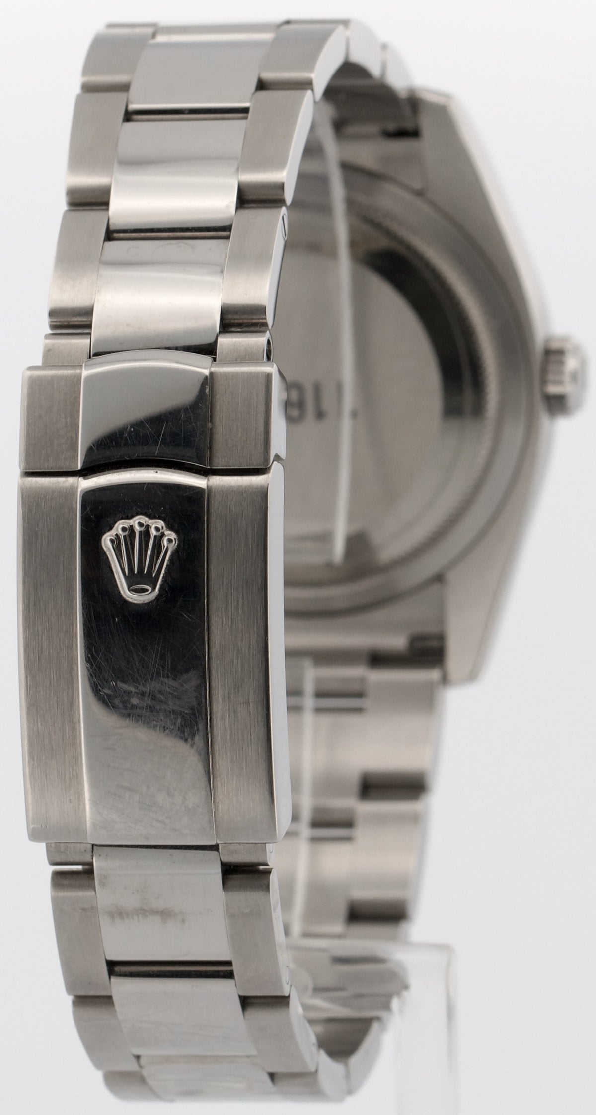 Unpolished 2007 Rolex DateJust 116264 Turn-O-Graph White 18K Steel Box Papers