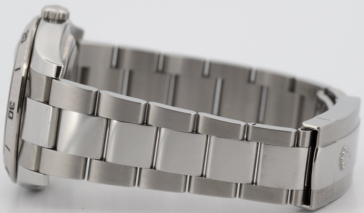 Unpolished 2007 Rolex DateJust 116264 Turn-O-Graph White 18K Steel Box Papers