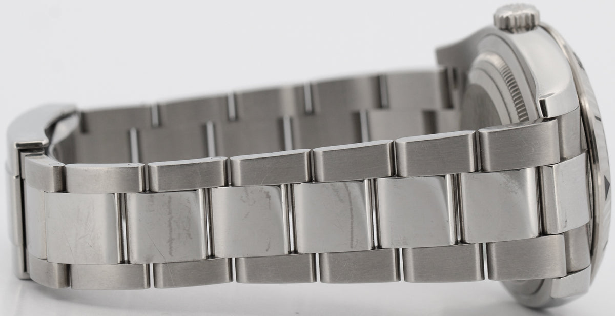 Unpolished 2007 Rolex DateJust 116264 Turn-O-Graph White 18K Steel Box Papers