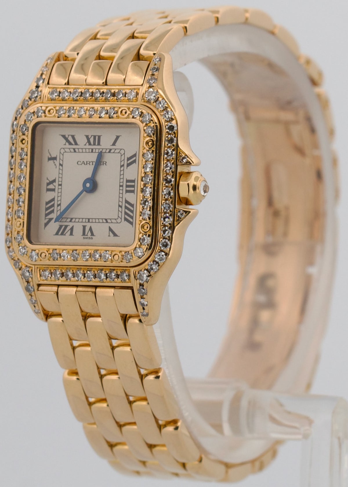 Ladies Cartier Panthere 86691 WF3072B9 Factory Diamond 18K Quartz 22mm Watch