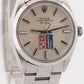 UNPOLISHED Rolex Oyster Perpetual Air-King SILVER DOMINOS Steel MK1 34mm 5500