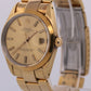1984 Rolex Oyster Perpetual Date 15505 34mm Champagne Gold Oyster Watch Box