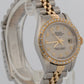 Ladies Rolex DateJust 79163 Ivory Computer Arabic Diamond 18K Steel Jubilee 26mm