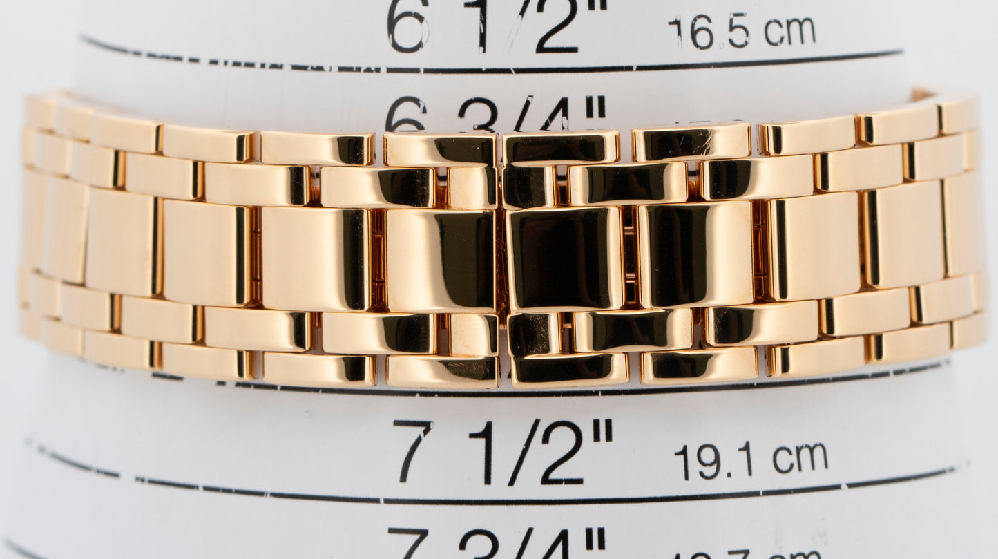 PAPERS Cartier Tank Americaine Chronoreflex 18K Gold 27mm Quartz W2601156 1730