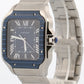 2023 Cartier Santos 4072 WSSA0048 39.8mm Blue PVD Steel Rubber Watch Box Papers
