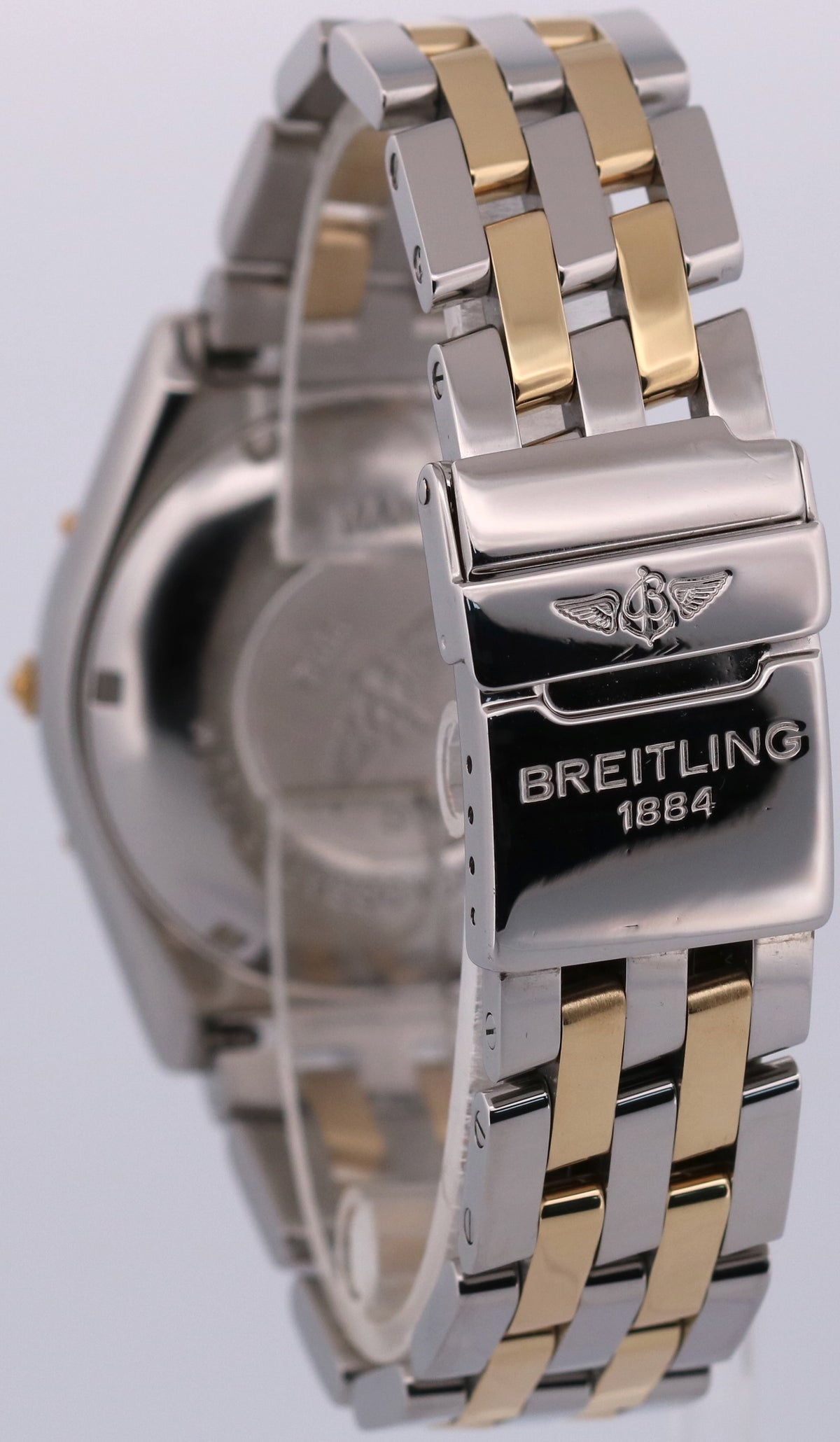 Breitling Chronomat B13050 Blue Two-Tone Stainless Steel 39mm Automatic Watch