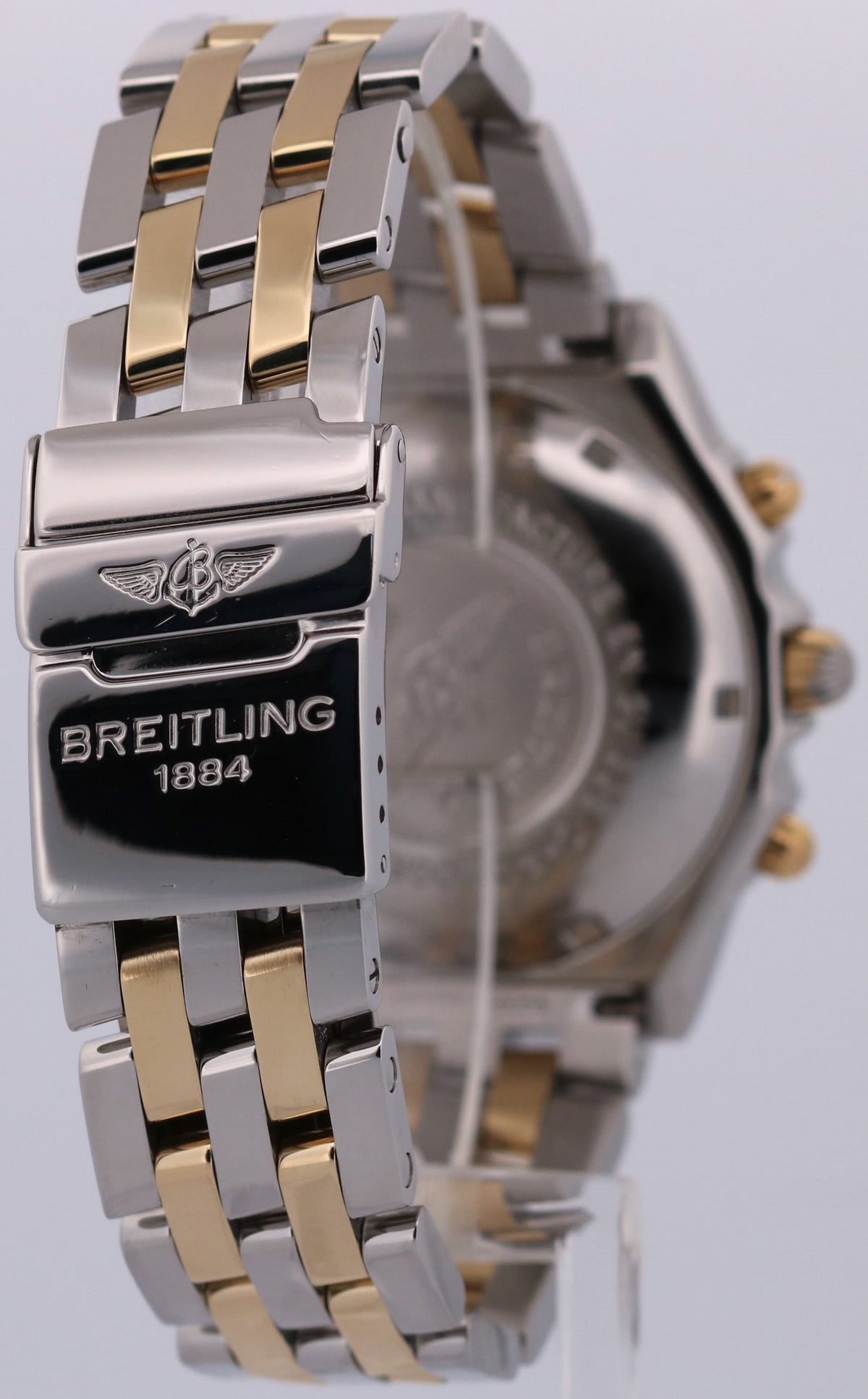 Breitling Chronomat B13050 Blue Two-Tone Stainless Steel 39mm Automatic Watch