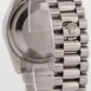 Rolex Day-Date President 36mm SILVER CONCENTRIC DIAMOND 18K Gold 118389 Watch