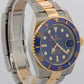 Unpolished 2019 Rolex Submariner Date BLUE 18K Steel 40mm 116613 LB Box Papers