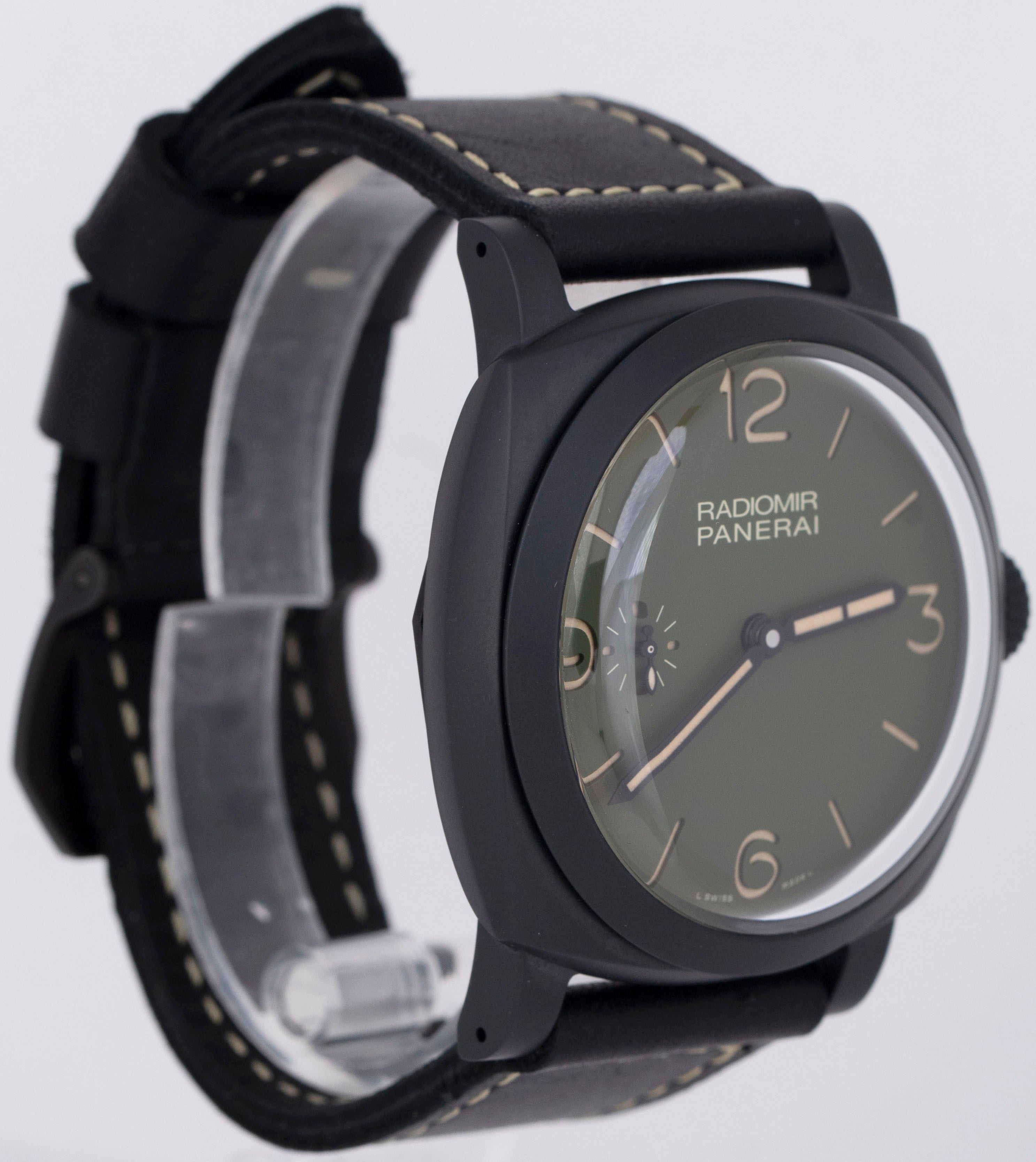 PAPERS Panerai Radiomir PAM00997 Military Green 48mm PAM 997 Black