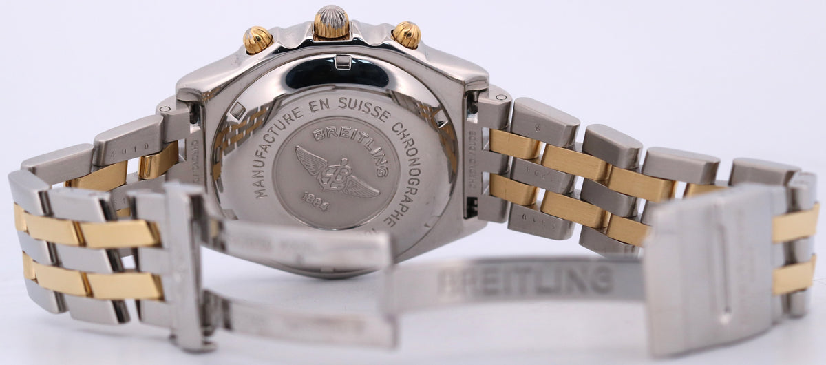 Breitling Chronomat B13050 Blue Two-Tone Stainless Steel 39mm Automatic Watch