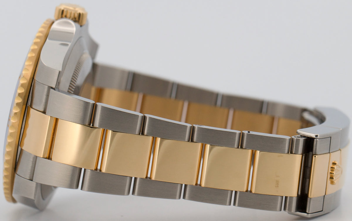 Unpolished 2019 Rolex Submariner Date BLUE 18K Steel 40mm 116613 LB Box Papers