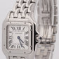 Ladies Cartier Panthere Stainless Steel WHITE Roman 27mm Quartz 4016 WSPN0007