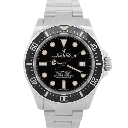 2025 RSC Rolex Sea-Dweller 4000 SD4K Black 40mm Ceramic Steel Watch 116600 BOX