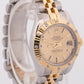 Rolex DateJust 26mm FACTORY DIAMOND CHAMPAGNE 179313 18K Gold SUPER JUBILEE