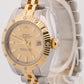 Rolex DateJust 26mm FACTORY DIAMOND CHAMPAGNE 179313 18K Gold SUPER JUBILEE