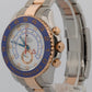 Rolex Yacht-Master II 116681 White Blue Steel 18K Rose Gold 44mm Box Papers