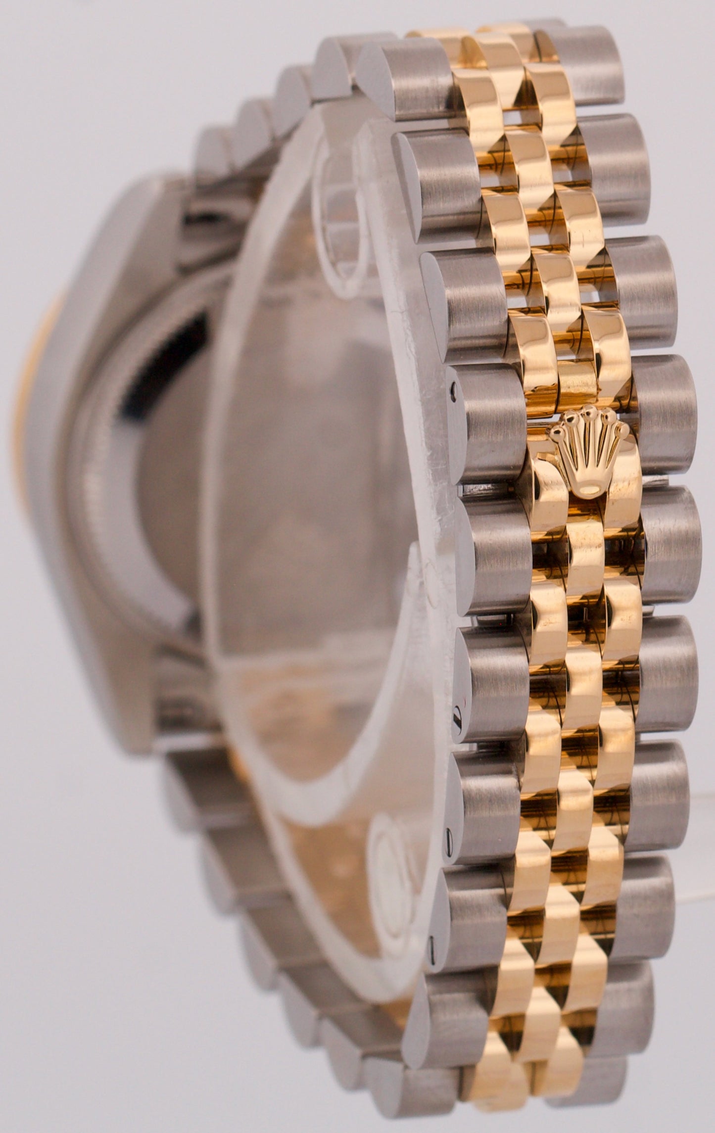 Rolex DateJust 26mm FACTORY DIAMOND CHAMPAGNE 179313 18K Gold SUPER JUBILEE