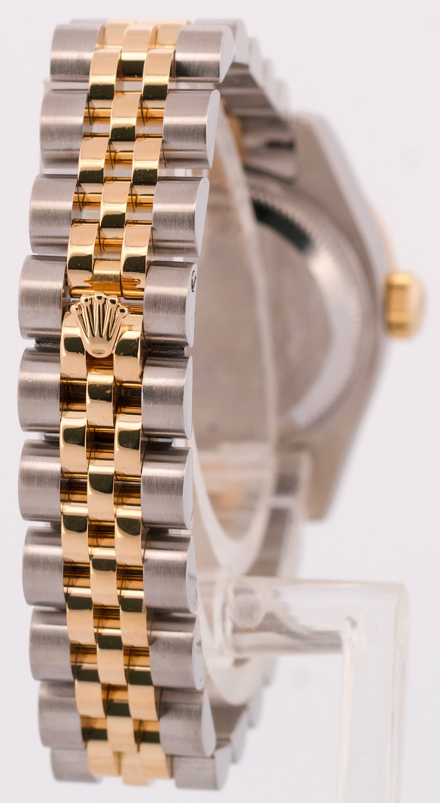 Rolex DateJust 26mm FACTORY DIAMOND CHAMPAGNE 179313 18K Gold SUPER JUBILEE