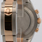 Rolex Yacht-Master II 116681 White Blue Steel 18K Rose Gold 44mm Box Papers