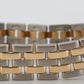 Ladies Cartier Panthere 66921 Two Row 18K Gold Steel Ivory 22mm Quartz Watch