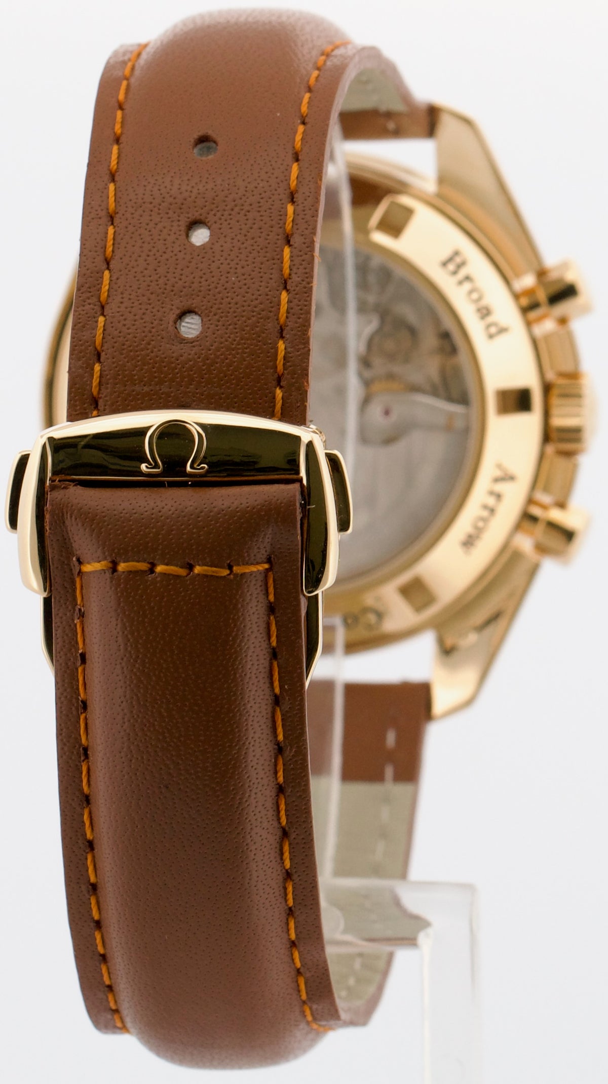 2018 Omega Speedmaster 321.53.42.50.02.001 Broad Arrow 42mm 18K Gold Box Papers