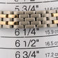 Ladies Cartier Panthere 66921 Two Row 18K Gold Steel Ivory 22mm Quartz Watch