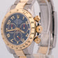Rolex Daytona Cosmograph BLUE RACING 18K Yellow Gold Two-Tone Stainless 116523