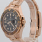 2018 Rolex GMT-Master II 126715 CHNR Root Beer 18K Rose Gold 40mm Box Papers