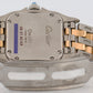 Ladies Cartier Panthere 66921 Two Row 18K Gold Steel Ivory 22mm Quartz Watch