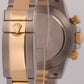 Rolex Daytona Cosmograph BLUE RACING 18K Yellow Gold Two-Tone Stainless 116523