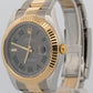 Rolex DateJust II 116333 Two-Tone Wimbledon 18K Gold Steel Oyster 41mm Watch