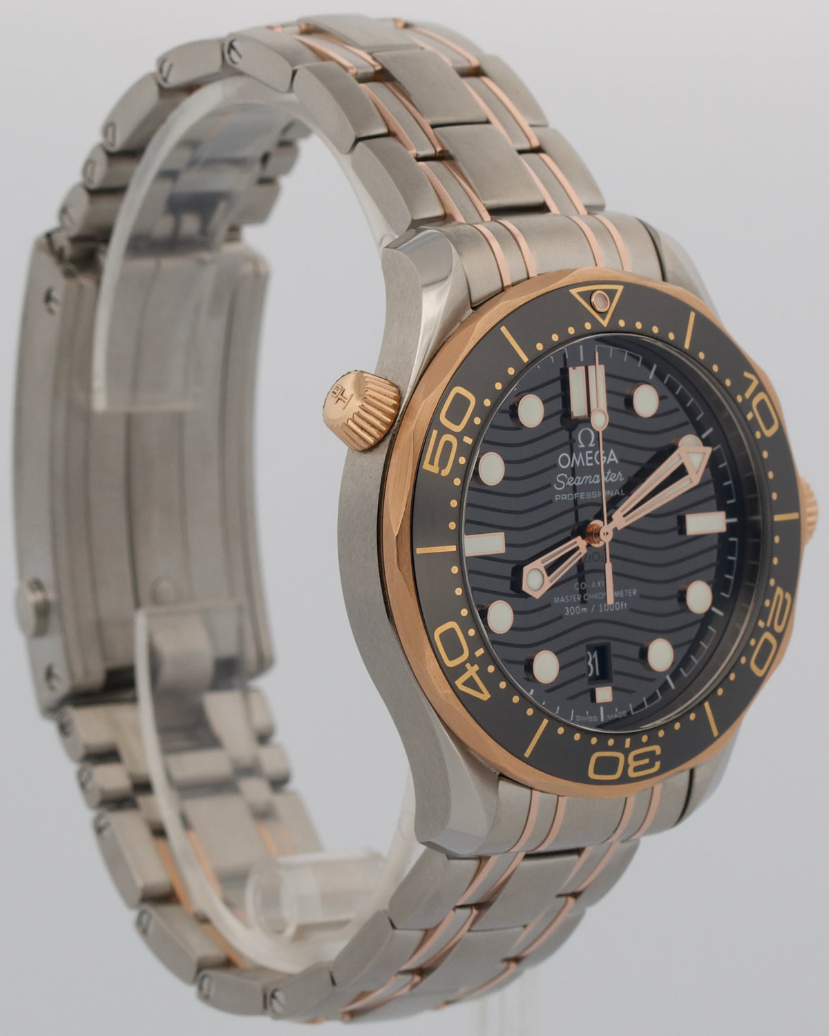2020 Omega Seamaster 210.20.42.20.01.001 Black Wave Steel 18K 42mm Box Papers