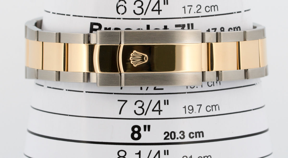 Rolex DateJust II 116333 Two-Tone Wimbledon 18K Gold Steel Oyster 41mm Watch