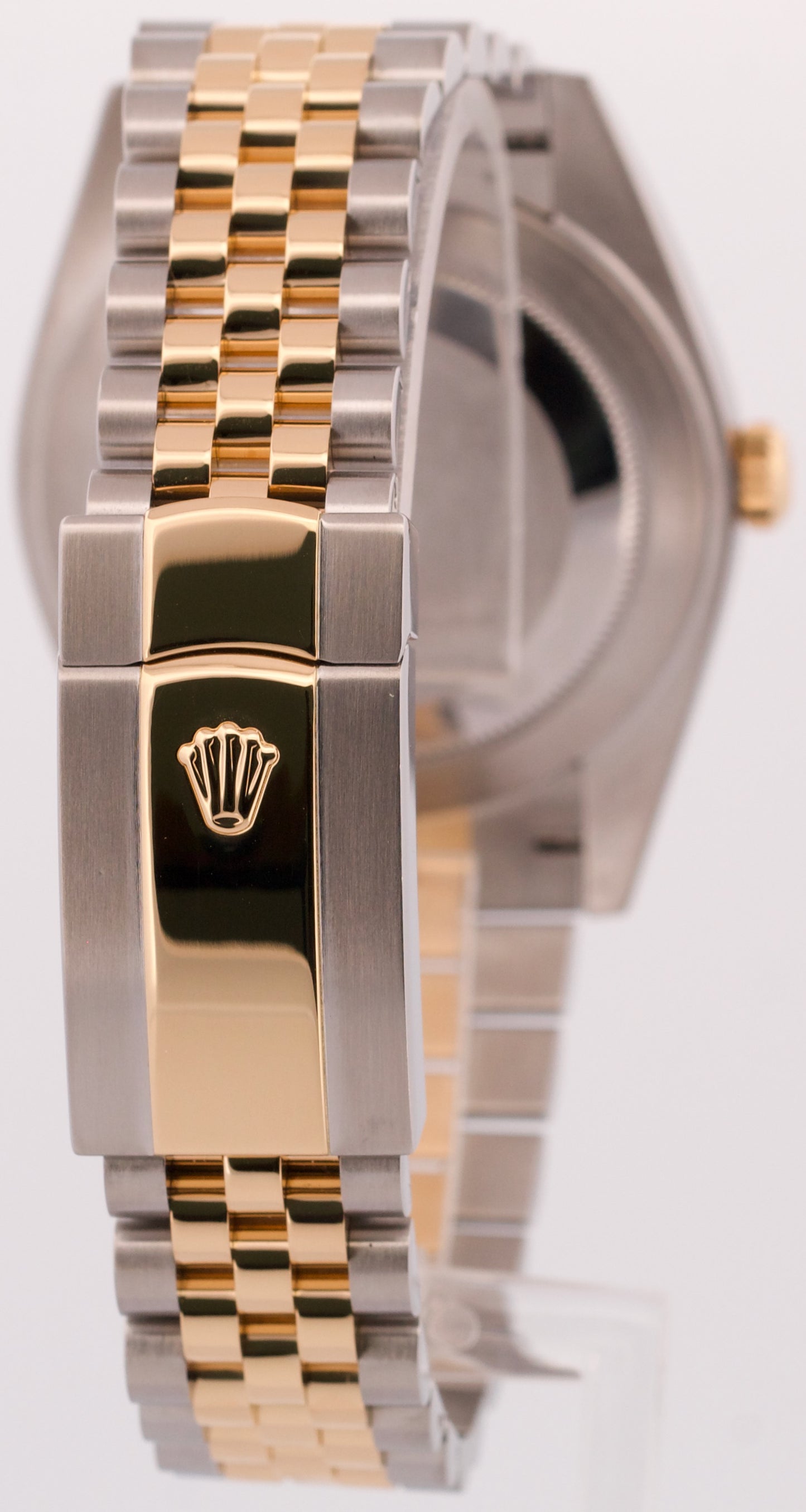 2021 PAPERS Rolex DateJust 41 BLACK 18K Gold Steel JUBILEE 41mm 126333 Watch BOX