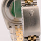 1996 PAPERS Rolex DateJust 36mm CHAMPAGNE No-Holes Steel JUBILEE 18K 16233 BOX