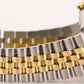1996 PAPERS Rolex DateJust 36mm CHAMPAGNE No-Holes Steel JUBILEE 18K 16233 BOX