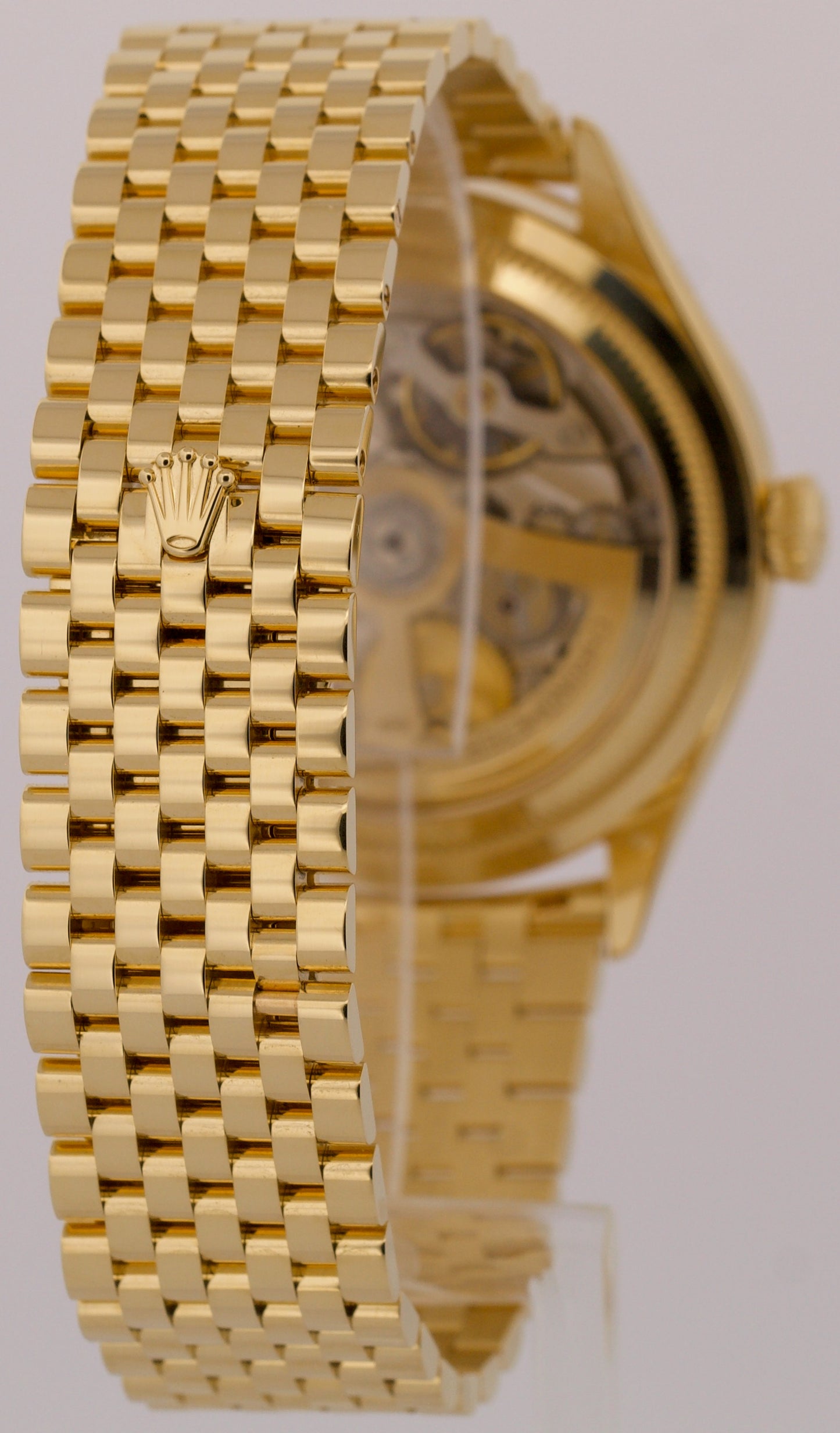 2025 PAPERS Rolex 1908 WHITE Arabic 18K Yellow Gold SETTIMO 39mm 52508 Watch BOX
