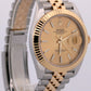 2023 Rolex DateJust 126333 41mm Champagne 18K Gold Silver Jubilee Box Papers
