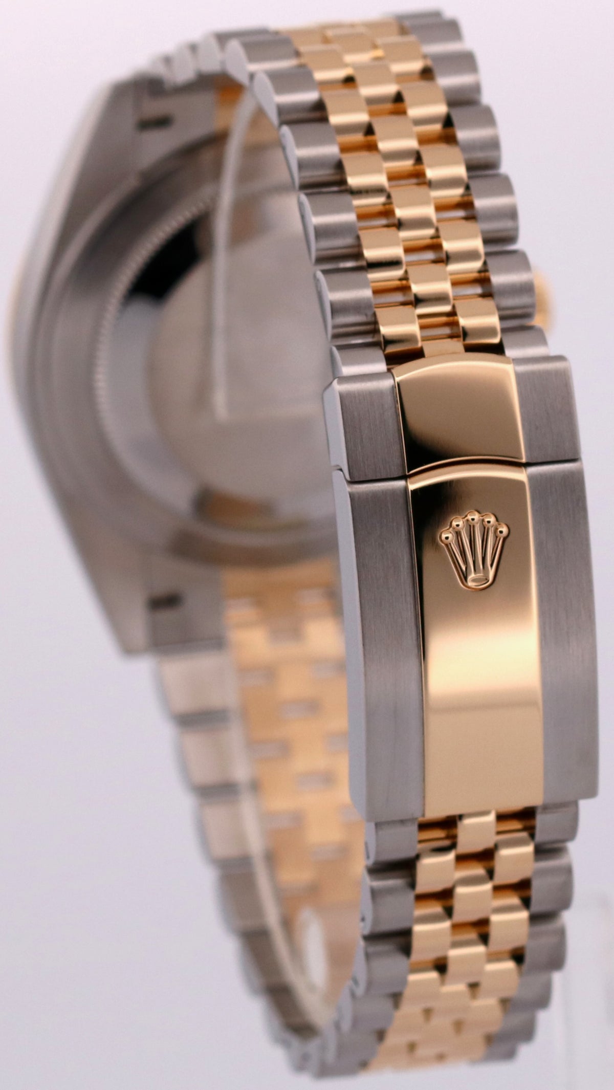 2023 Rolex DateJust 126333 41mm Champagne 18K Gold Silver Jubilee Box Papers